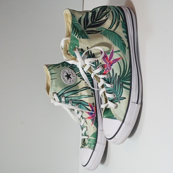 Converse Chuck Taylor All Star Hi Tropical Print UNISEX size 10.5 *NEW* RARE!!! - Picture 8 of 9